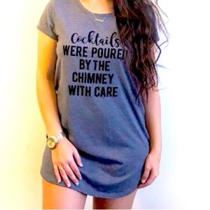 BNWT CYNTHIA ROWLEY GRAPHICS COCKTAILS SLEEP SHIRT